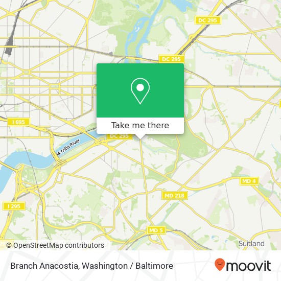 Branch Anacostia, Washington, DC 20019 map