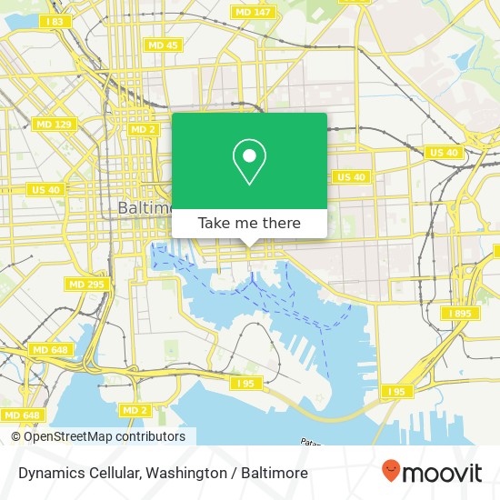 Mapa de Dynamics Cellular, 529 S Broadway