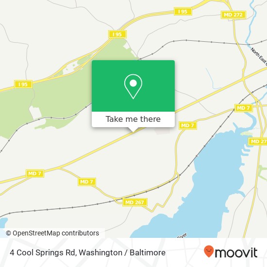 Mapa de 4 Cool Springs Rd, North East, MD 21901