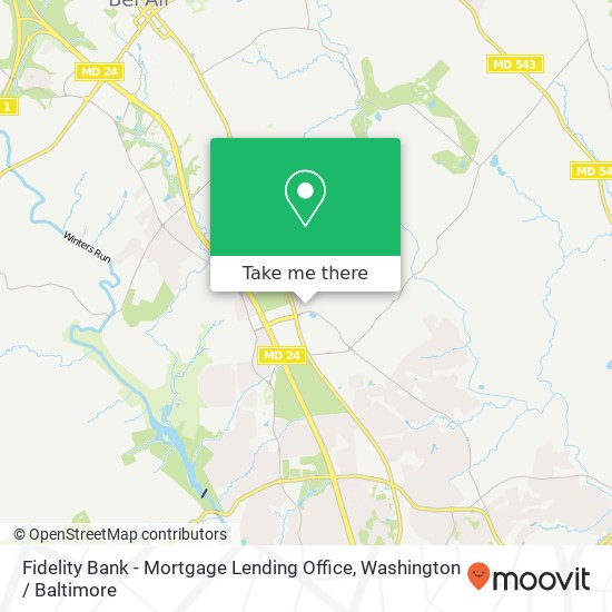 Mapa de Fidelity Bank - Mortgage Lending Office, 2107 Laurel Bush Rd