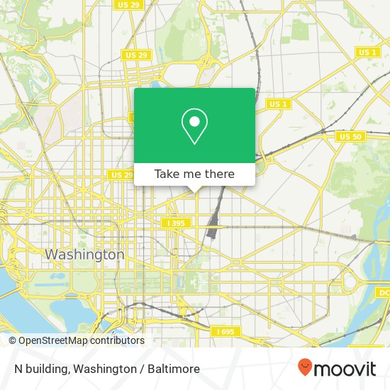 N  building, 1200 North Capitol St NW N  building, Washington, DC 20002, USA map