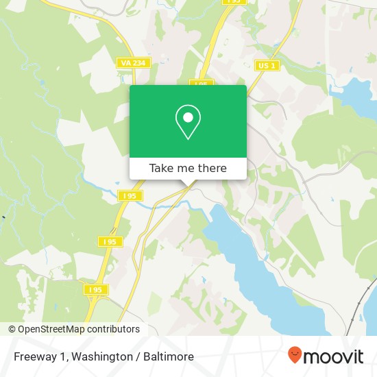 Freeway 1, Dumfries, VA 22026 map