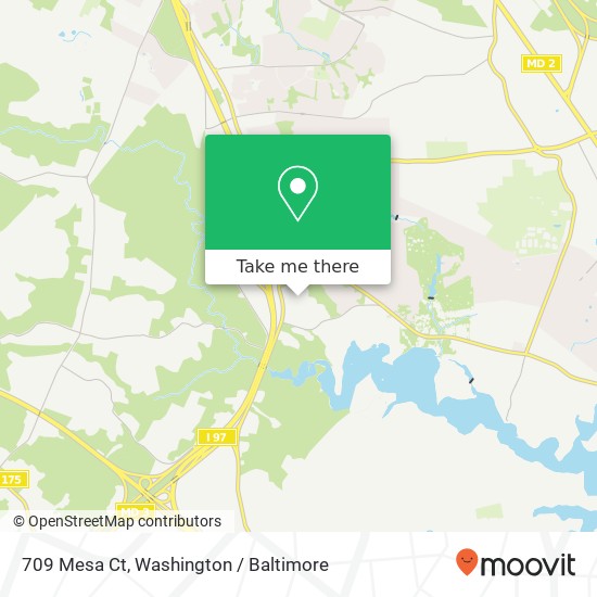 709 Mesa Ct, Millersville, MD 21108 map