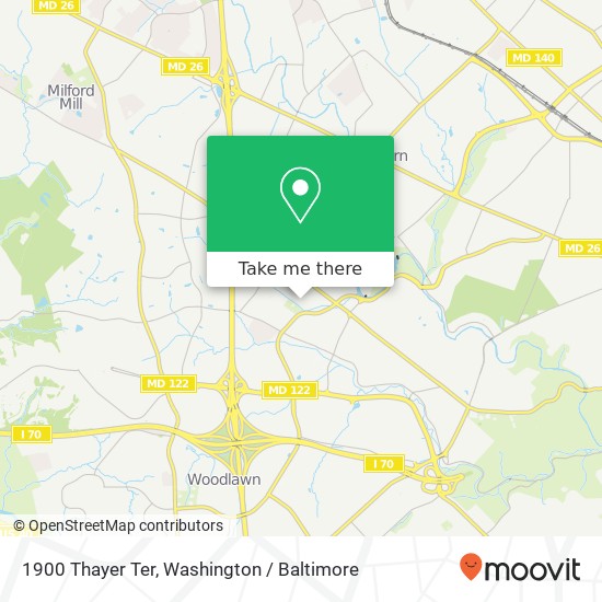 1900 Thayer Ter, Gwynn Oak, MD 21207 map