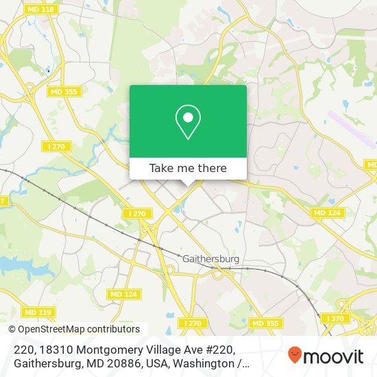 220, 18310 Montgomery Village Ave #220, Gaithersburg, MD 20886, USA map