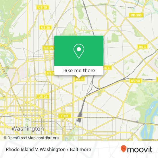 Rhode Island V, Washington, DC 20002 map