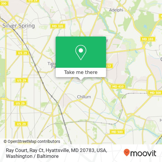 Ray Court, Ray Ct, Hyattsville, MD 20783, USA map