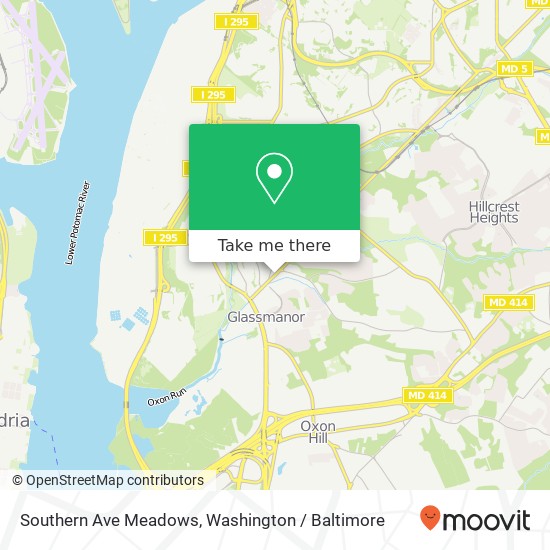 Southern Ave Meadows, Oxon Hill, MD 20745 map