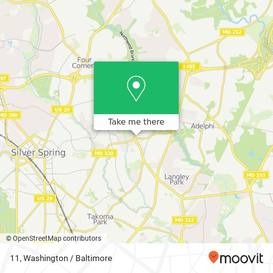 11, 650 University Blvd E #11, Silver Spring, MD 20903, USA map