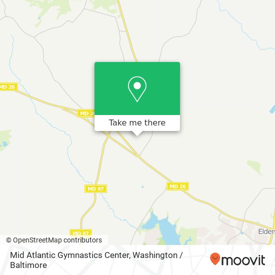 Mapa de Mid Atlantic Gymnastics Center, 5320 Enterprise St