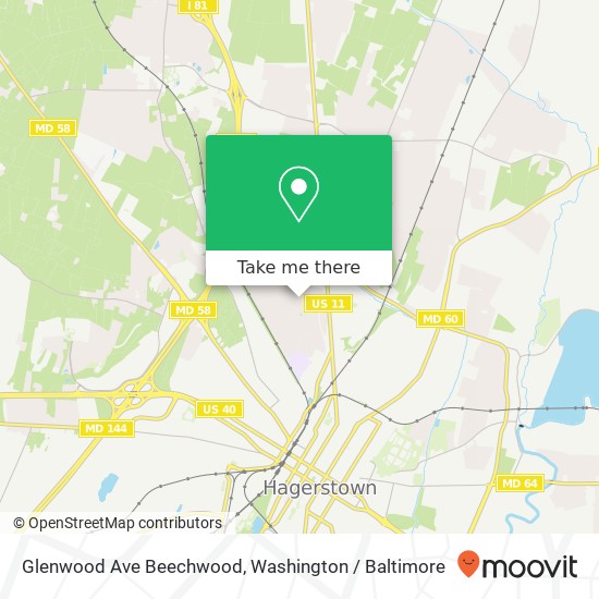 Glenwood Ave Beechwood, Hagerstown, MD 21742 map