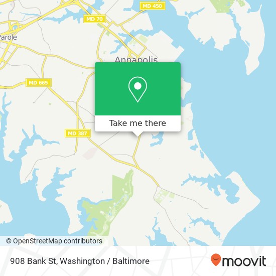 908 Bank St, Annapolis, MD 21403 map
