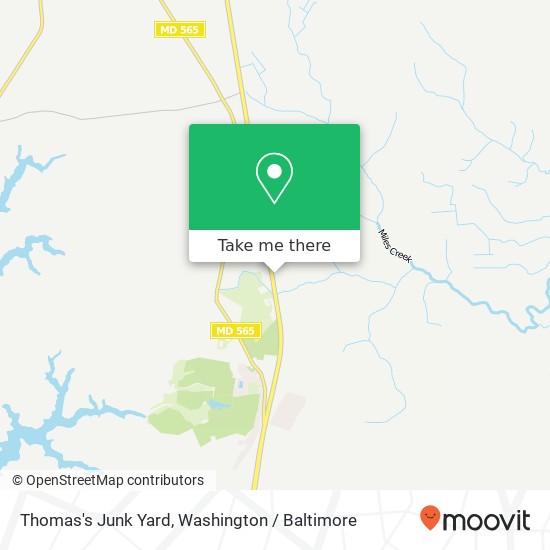 Mapa de Thomas's Junk Yard, 4479 Ocean Gtwy