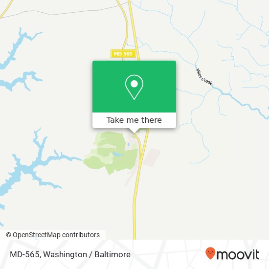 Mapa de MD-565, Trappe, MD 21673