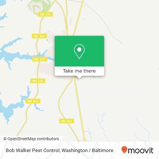 Bob Walker Pest Control, 6392 Landing Neck Rd map