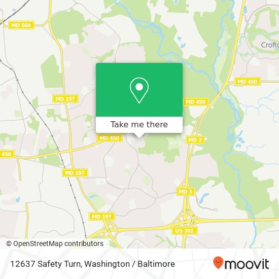 12637 Safety Turn, Bowie, MD 20715 map