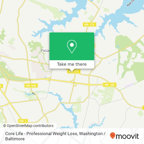 Core Life - Professional Weight Loss, 3201 Mountain Rd map