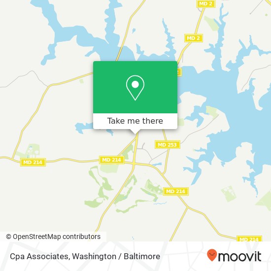 Mapa de Cpa Associates, 3180 Solomons Island Rd