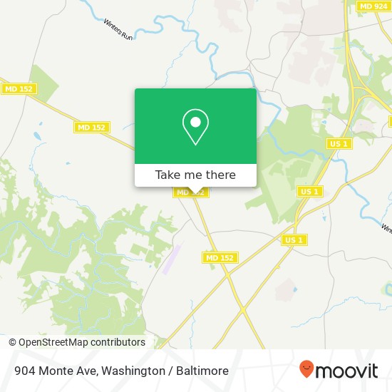 904 Monte Ave, Fallston, MD 21047 map