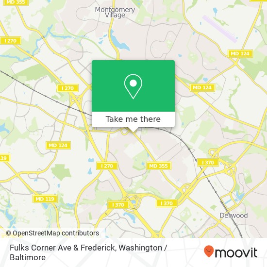 Fulks Corner Ave & Frederick, Gaithersburg, MD 20877 map