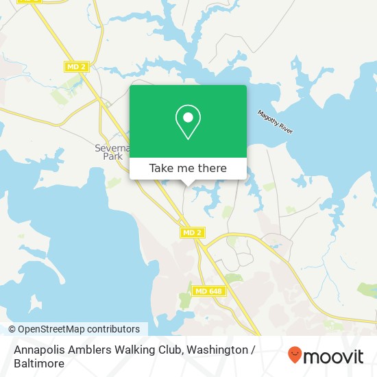 Annapolis Amblers Walking Club, 824 Buckingham Dr map