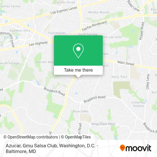 Azucar, Gmu Salsa Club map