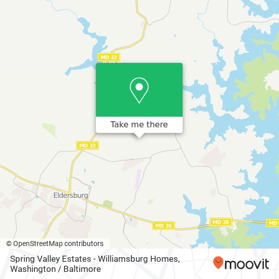 Spring Valley Estates - Williamsburg Homes, 2072 Bandy Ave map