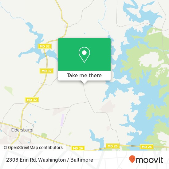 Mapa de 2308 Erin Rd, Sykesville, MD 21784