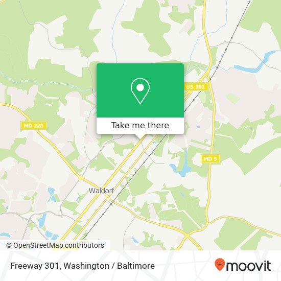 Freeway 301, Waldorf, MD 20601 map