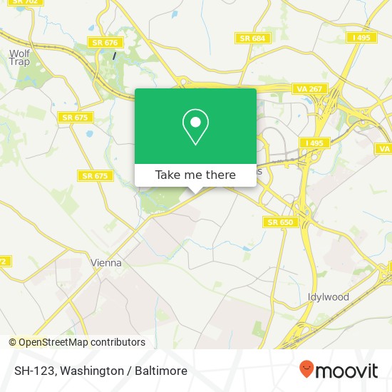 SH-123, Vienna, VA 22180 map