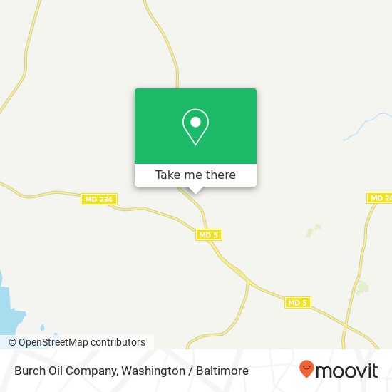 Mapa de Burch Oil Company, 26796 Point Lookout Rd