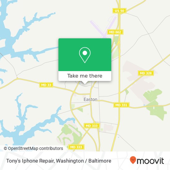 Mapa de Tony's Iphone Repair, 101 Marlboro Ave