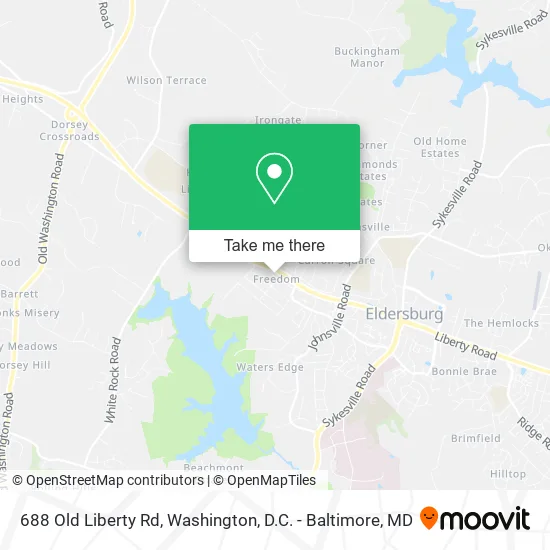 688 Old Liberty Rd map