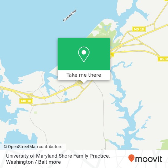 University of Maryland Shore Family Practice, 125 Shoreway Dr map