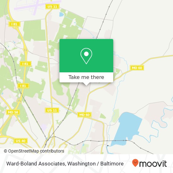 Ward-Boland Associates map