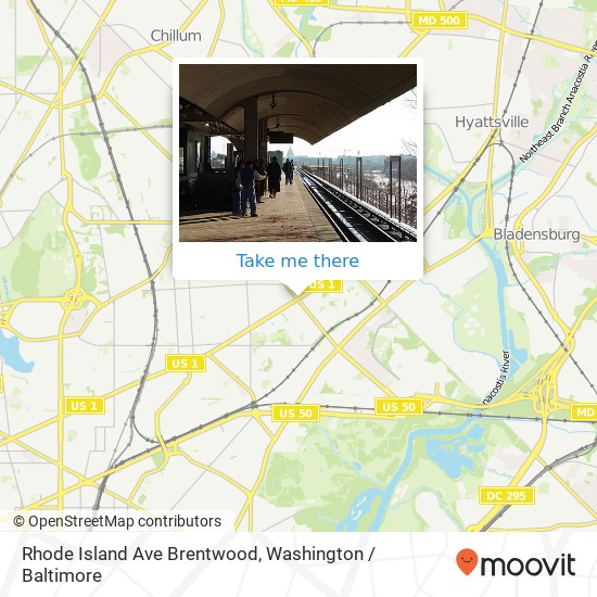 Rhode Island Ave Brentwood, Washington, DC 20018 map