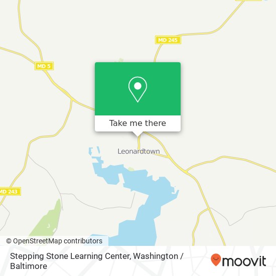 Mapa de Stepping Stone Learning Center, 22811 Washington St