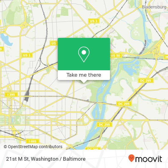 21st M St, Washington, DC 20002 map