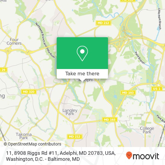 11, 8908 Riggs Rd #11, Adelphi, MD 20783, USA map