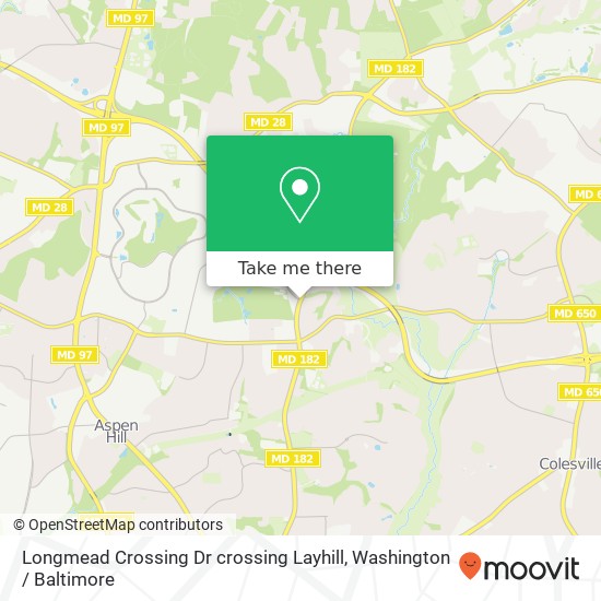 Longmead Crossing Dr crossing Layhill, Silver Spring, MD 20906 map