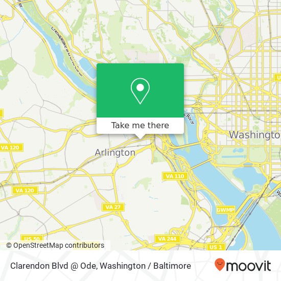Clarendon Blvd @ Ode, Arlington, VA 22209 map