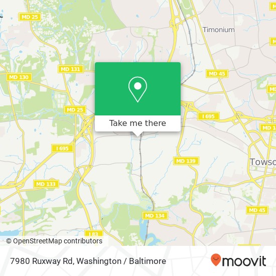 7980 Ruxway Rd, Towson, MD 21204 map