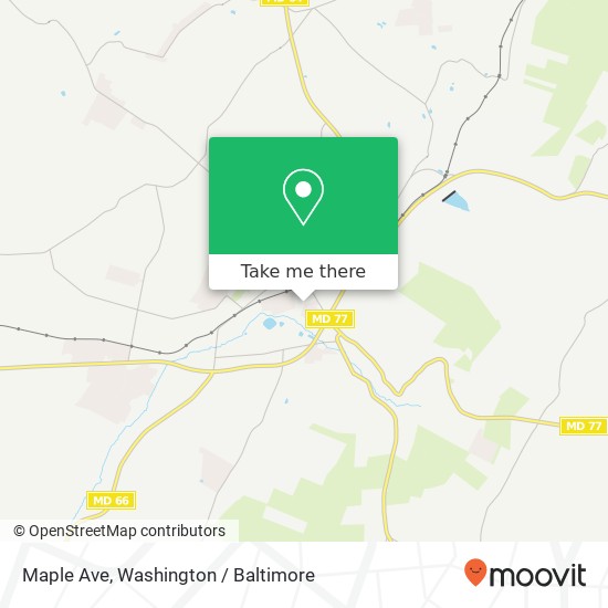 Mapa de Maple Ave, Smithsburg, MD 21783