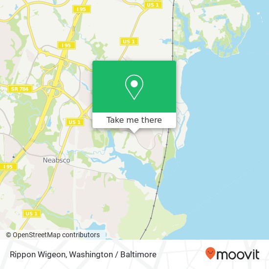 Mapa de Rippon Wigeon, Woodbridge, VA 22191