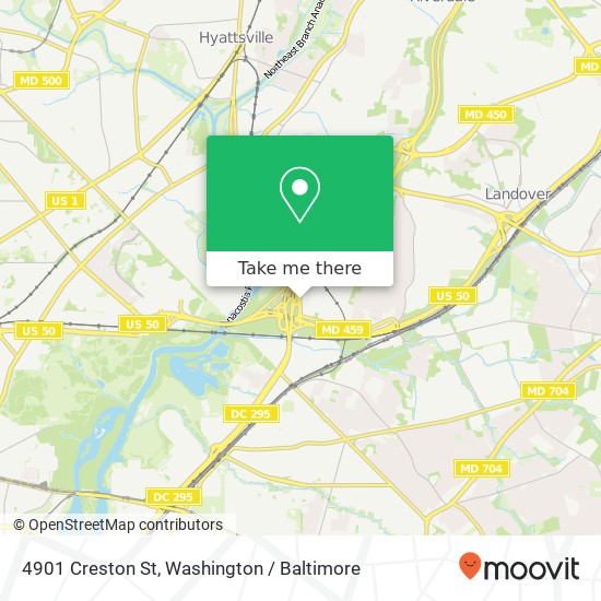 4901 Creston St, Hyattsville, MD 20781 map