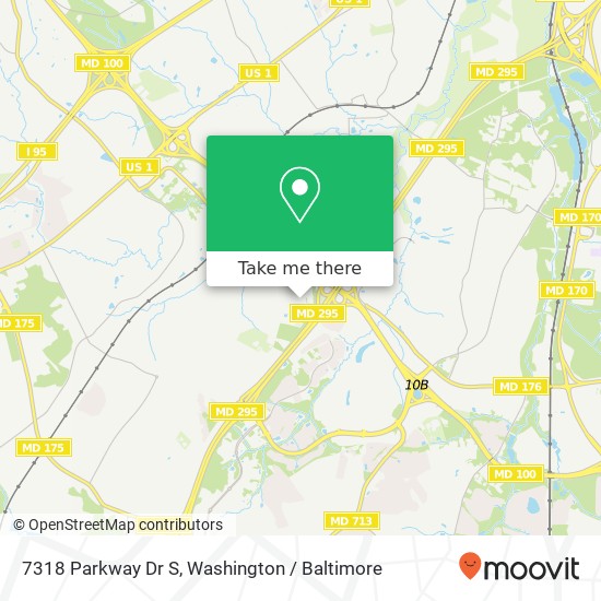 7318 Parkway Dr S, Hanover, MD 21076 map