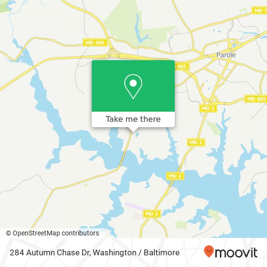 284 Autumn Chase Dr, Annapolis, MD 21401 map