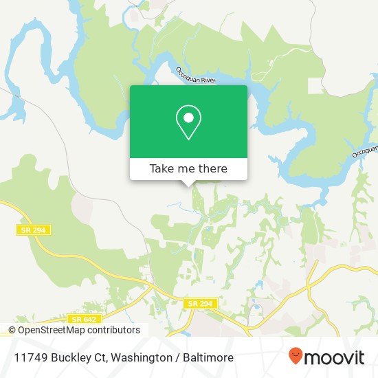 Mapa de 11749 Buckley Ct, Woodbridge, VA 22192