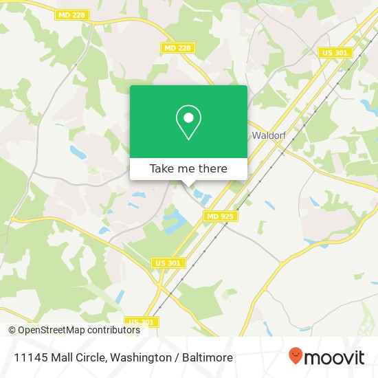 11145 Mall Circle, 11145 Mall Cir, Waldorf, MD 20603, USA map