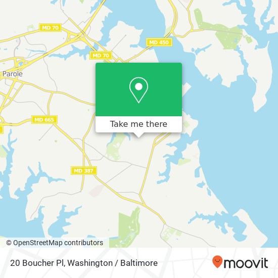 20 Boucher Pl, Annapolis, MD 21403 map